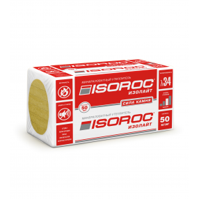 Изорок Изолайт 1000х600х100 мм 50 кг/м3(0,24м3)
