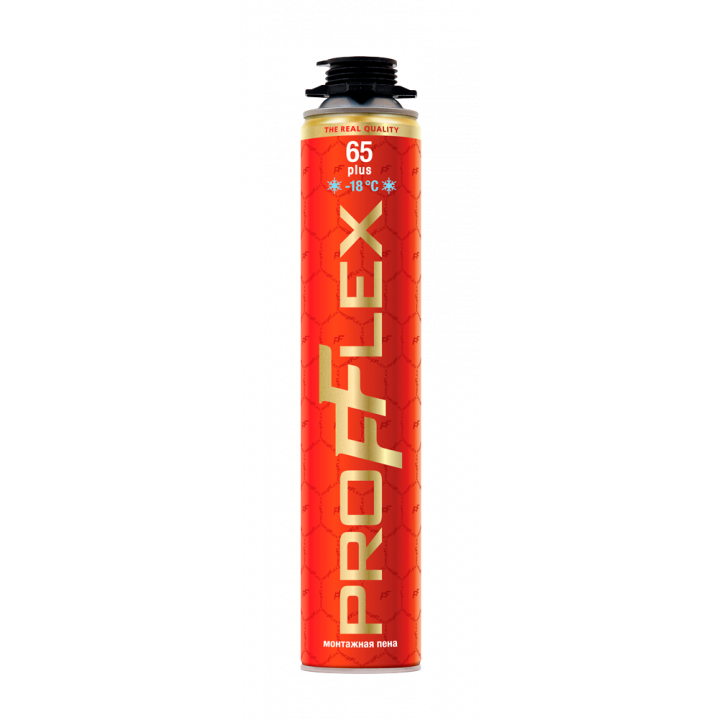 Профессиональная монтажная пена Profflex PRO Red 65 PLUS Зима