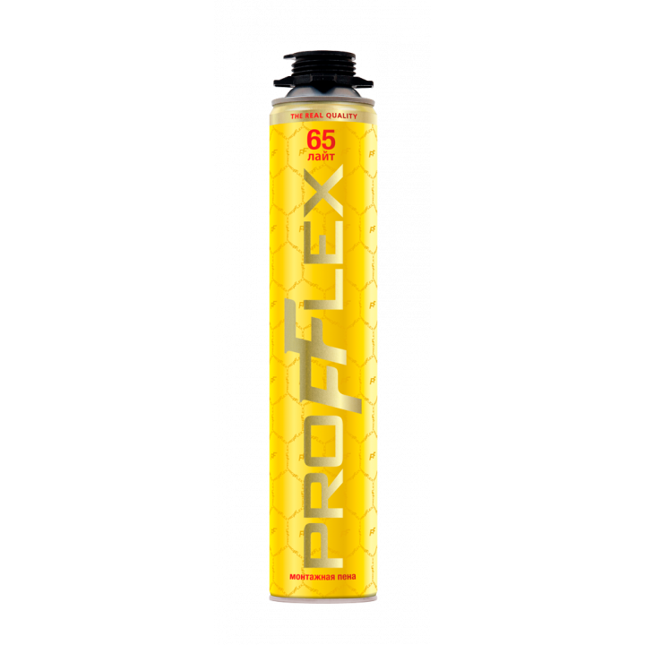 Профессиональная монтажная пена Profflex PRO Yellow 65 Lite