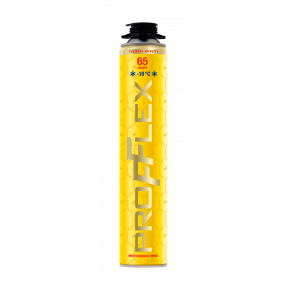 Профессиональная монтажная пена Profflex PRO Yellow 65 Lite Зима