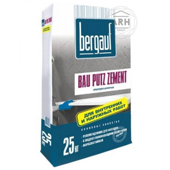 Bergauf Bau Putz Zement штукатурка цементная 25 кг