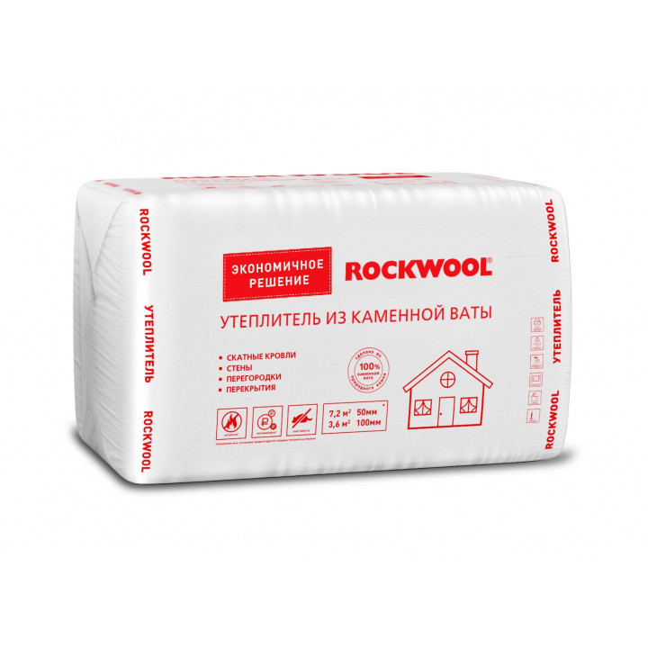 Утеплитель Rockwool 1000 х 600 х 100