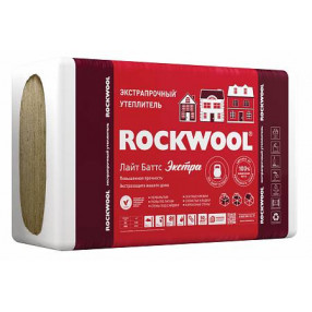 Rockwool Лайт Баттс Экстра 1000 х 600 х 50