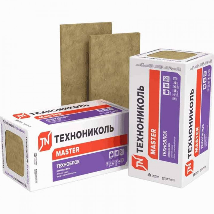Базальтовая вата Технониколь Техноблок Стандарт 1200x600x110 мм 3 плиты