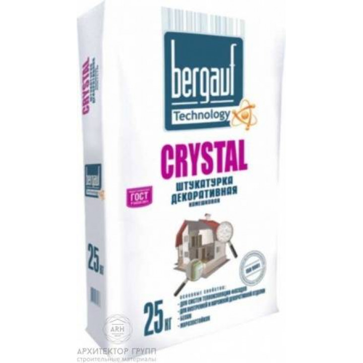Bergauf Crystal декоративная штукатурка камешковая 25 кг