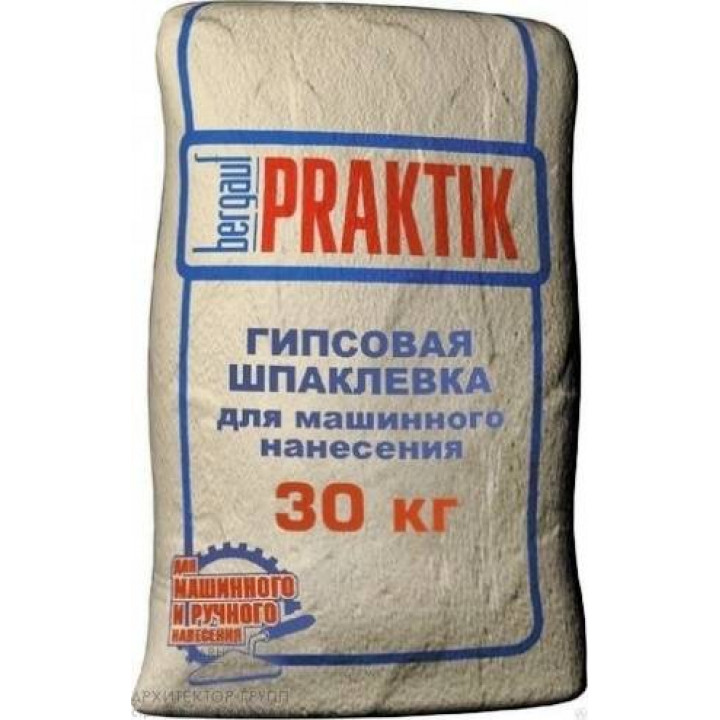 Bergauf Praktik гипсовая шпаклевка для машинного нанесения, 30 кг