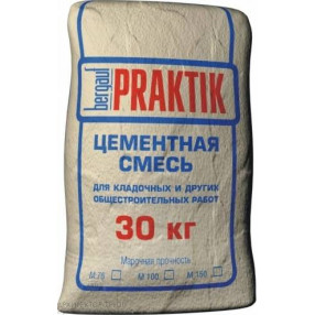 Bergauf Praktik М100 кладочная смесь Цементная, 30 кг