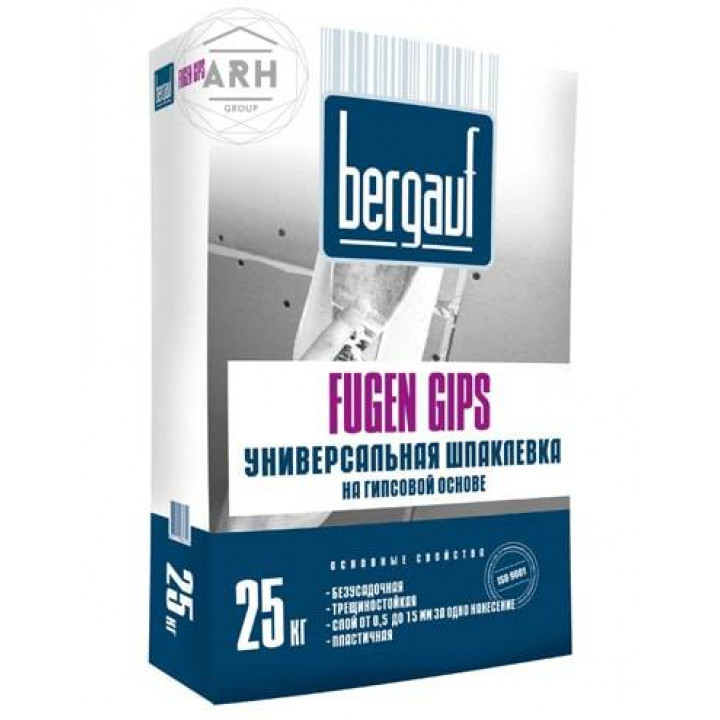 Bergauf Fugen Gips шпатлевка гипсовая 25 кг