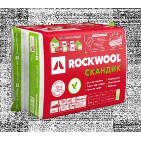 Rockwool Лайт Баттс Скандик 800 х 600 х 100
