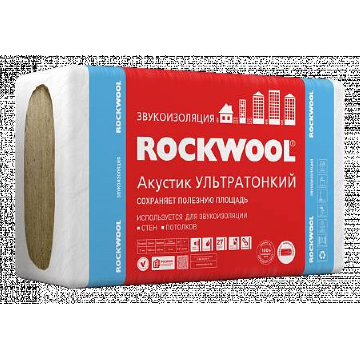 Утеплитель Rockwool Рокфасад 1000 х 600 х 50