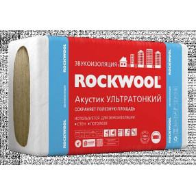 Rockwool Акустик Баттс ультратонкий 1000 х 600 х 27