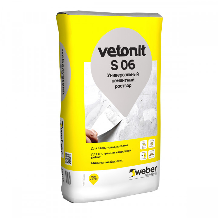 Цементная смесь для восстановления бетона Weber.Vetonit S06