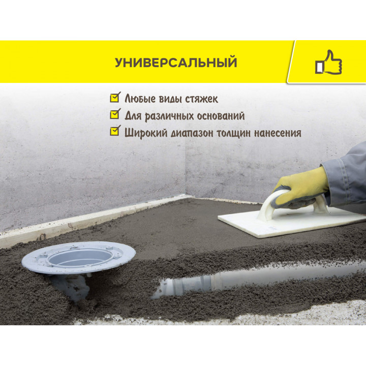 Супербыстротвердеющий ровнитель для пола Vetonit 6000
